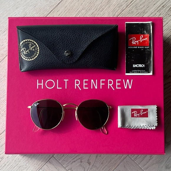 Ray-Ban Accessories - *LIKE NEW* authentic Ray-Ban round sunglasses - size S 50-21 (size suits most)